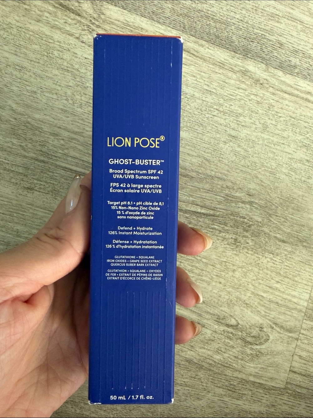 Lion Pose Ghost-Buster Broad Spectrum SPF 42 Sunscreen - ex 8/26